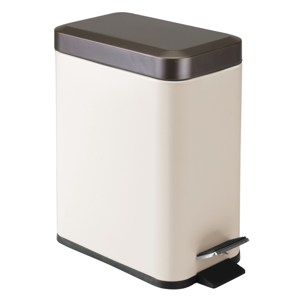 mDesign Step Trash Can, Gallon Garbage Bin, Removable Liner Bucket